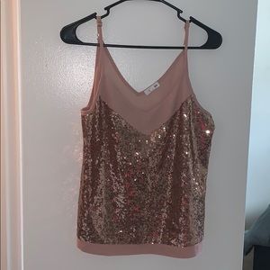 Beautiful glitter dressy tank top